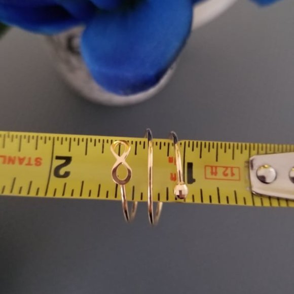 Infinity Design Ring Sz 8 - Picture 8 of 11